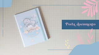 Como fazer um porta documentos