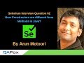Selenium Interview Question 62 -  How Constructors are different from Methods in Java?