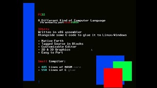 PC32: ColorForth with Integrated Graphics