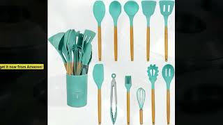 12PCS Silicone Kitchen Utensils Cooking Sets 🔥🔥🔥