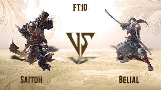 Saitoh (Astaroth) VS Belial (Mitsurugi) - FT10 (28.11.2018)