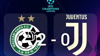 Maccabi Haifa vs Juventus , Goal Highlights, High Quality, UEFA Champions League Match 2022/23