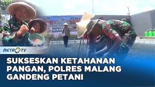 Berantas Mafia Pupuk, Polri Launching Gugus Tugas Ketahanan Pangan di Malang