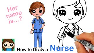 How to Draw a Nurse ❤️ Health Care Provider