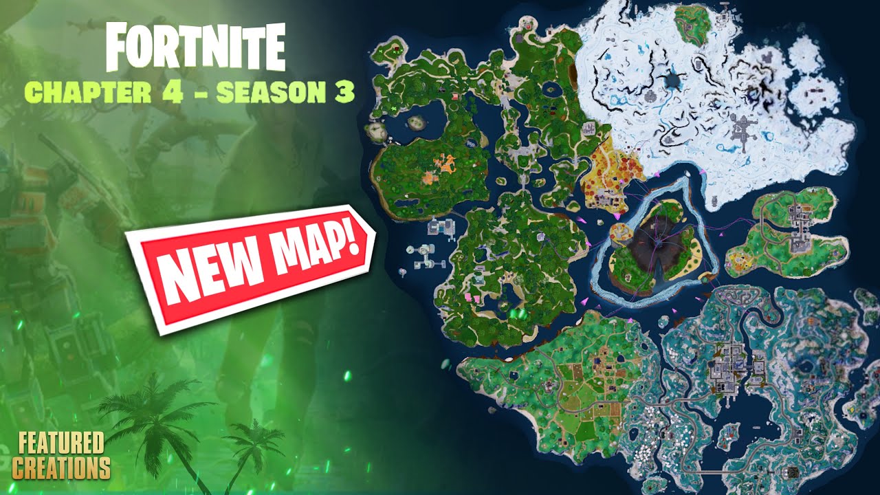 Fortnite Chapter 4 - Season 3 Map Concept, INTO THE WILDS (concept By ...