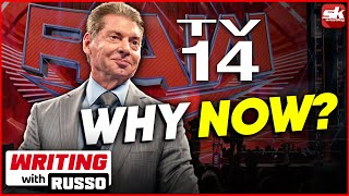 What WWE RAW getting a TV-14 rating means for the show | Writing with Russo