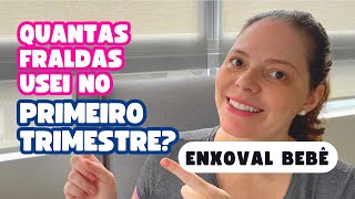 QUANTAS FRALDAS USA UM BEBÊ NOS PRIMEIROS MESES DE VIDA? #enxovaldebebe #maternidade