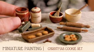 PAINTING MINIATURES | Christmas Cookies Set for 1/8 Dolls