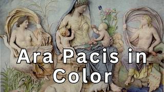 The Ara Pacis in color!