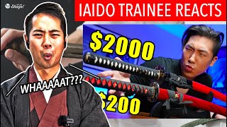A Japanese Katana Trainee Reacts to “$200 Katana VS $2000 Katana - How to Spot a FAKE!”