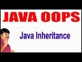 Java Tutorials || Java OOPS  || Java Inheritance || by Durga Sir