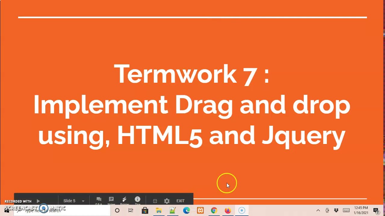 Web Programming Lab Exercises Termwork 7 Youtube