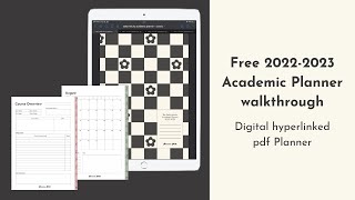 Free digital academic planner 2022-2023 walkthrough
