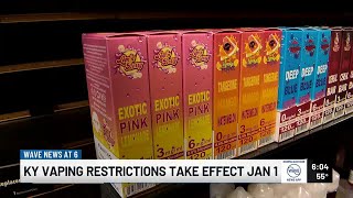 New restrictions on vaping products in KY take effect New Year’s Day