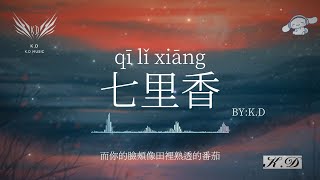 《七里香》【雨下整夜我的愛溢出就像雨水】(Cover by K.D)熱歌合輯【動態歌詞/Pinyin Lyrics】♫超好聽的流行歌曲