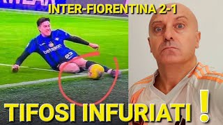 😱INTER-FIORENTINA 2-1 SCATENA UNA TEMPESTA MEDIATICA ‼️LE FRASI DI JACOBELLI🤔IL MIO PARERE