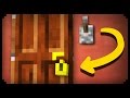 ✔ Minecraft: How to make a Working Door Lock ✔ Minecraft: How to make a Working Door Lock