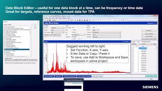 Data Block Editor in Simcenter Testlab Classic