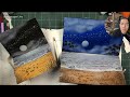 Stampscapes Live: Faster Baby Sea Turtle Horizon card