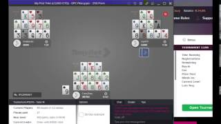 Chinese poker online streaming. 2nd part of stream video - playing tournament in TonyBet