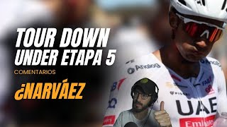 Tour Down Under Etapa 5. Comentarios. 4 latinoamericanos. Narváez,, Chaves, Higuita, Pescador