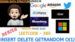 Insert Delete GetRandom O(1) | Detailed | Google | Leetcode 380