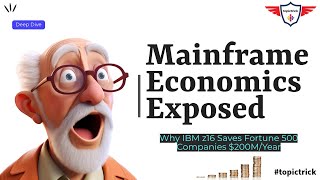 Mainframe Millions: The Hidden Cost Advantage | Is Mainframe Cheaper Than Cloud? Mainframe Economics