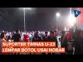 Timnas U-23 Kalah dari Irak, Suporter Lempar Botol Minum Usai Nobar di GBK