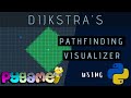 Dijkstra's Path Finding Visualizer using Python Pygame  (Shortest Pathfinding Algorithm)