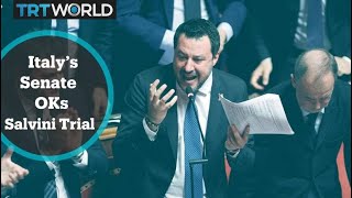 Italy's senate formally authorises criminal case against Salvini