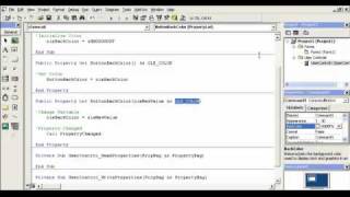 Video 35: VB 6 Programming, User Control With Different Properties, Design And Run-Time Mode