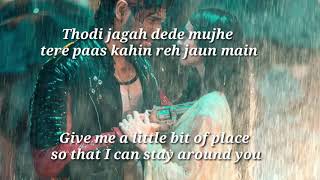 Thodi Jagah dede mujhe Whatsapp Lyrics video song