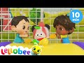 Animals Train Songs | Lellobee | Trains for Children | Train Song | Moonbug for Kids