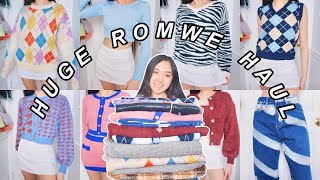 HUGE ROMWE TRY-ON HAUL 2020 (25+ items) | Trendy \u0026 Affordable Pinterest Outfits