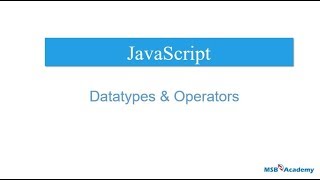 JavaScript Tutorial in Telugu | Datatypes| Operators | Variables