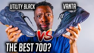 WHICH IS THE BEST 700? -  Yeezy 700 Utility Black vs Vanta comparison