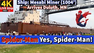 ⚓️Spider Man! Ship Mesabi Miner arrives in Duluth, MN