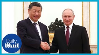 Putin meets Chinese president Xi Jinping in Russia