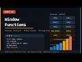 Oracle SQL Window Functions Tutorial for Beginners | OVER(), PARTITION BY, ORDER BY Explained