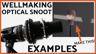 Wellmaking Optical Snoot and Gobos Examples \u0026 Tests