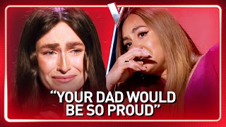 EMOTIONAL TRIBUTE to her dad leaves The Voice Coaches in tears | Journey #208