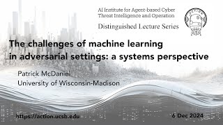 ACTION AI Institute Distinguished Lecture by Patrick McDaniel