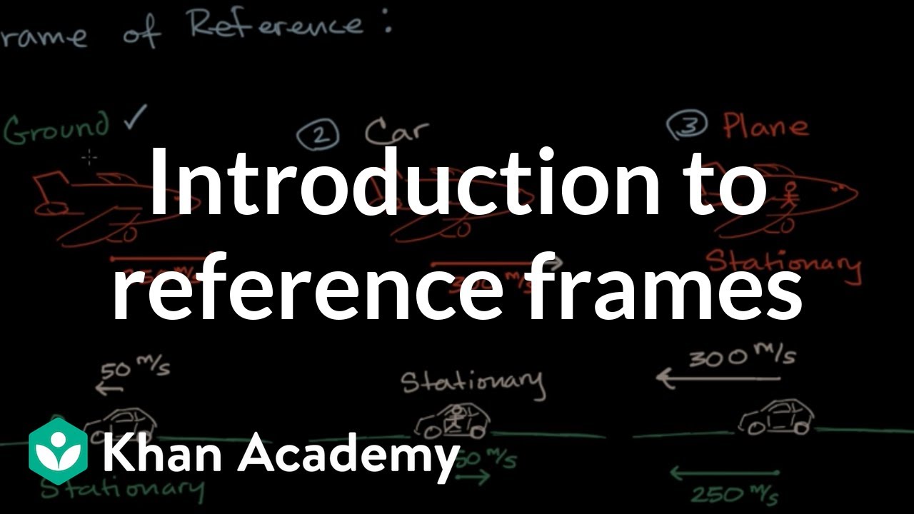 Introduction To Frames Of Reference Youtube