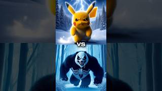 Pikachu vs Venom Animals v2 #pikachu #animals #venom3 #marvel