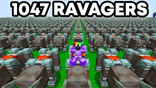 1,047 Ravagers VS Minecraft SMP...