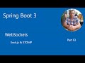 Spring Boot 3 - WebSockets with Stomp.js & Sock.js