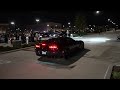 wild v8 lexus is f goes crazy at car show donuts slides and more