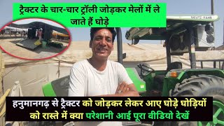 बालोतरा पशु मेला 2024 | Horse transportation | Horse Lover | Pashu Mele