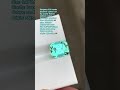 gorgeous 3.50 carats excellent cushion cut top quality natural seafoam colour tourmaline