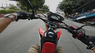 【CRF250L】POV CRF's First Encounter of Metro Manila Traffic || DJI Osmo Action 4